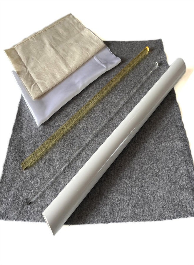 Diycoming Electrostatic Friction Rod Kit : 3 Cloths, 2 Rods,1PVC Tubes - Image 1